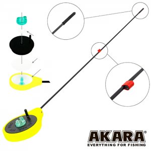 Удочка зимняя Akara Ice pro SPZ (0,5-6гр)