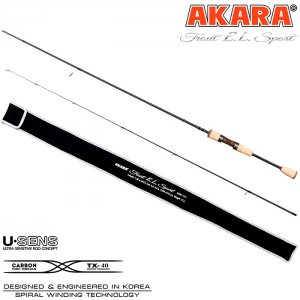 Спиннинг Akara Trout EL Sport UL (0,5-4,5 г) с разнесенной ручкой