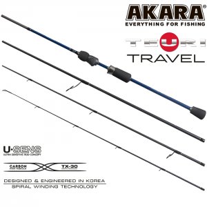 Спиннинг трэвел Akara Teuri Travel UL (0,5-6 г)