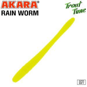 Форелевая силиконовая приманка Akara Trout Time Rain-Worm
