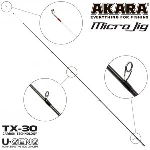 Хлыст для спиннинга Akara Micro Jig (0,6-8 гр)
