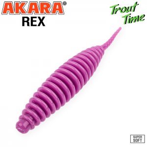 Форелевая силиконовая приманка Akara Trout Time REX