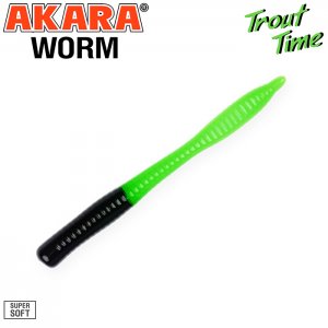 Форелевая силиконовая приманка Akara Trout Time WORM